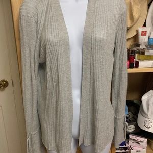 Gray cardigan, Lauren Conrad, medium
